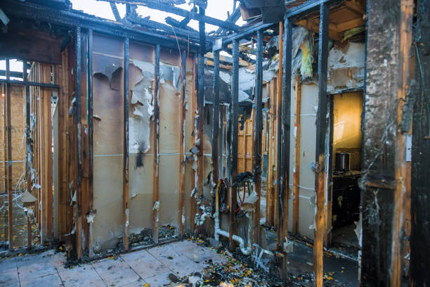 Professional Fire Board Up technician working in Stratford, WI